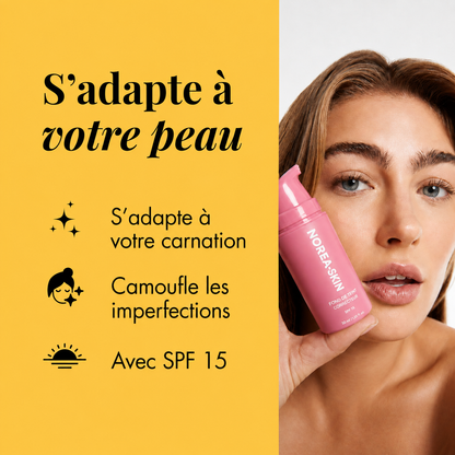 Fond de teint à changement de couleur